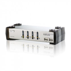 Aten CS1734A 4-Port PS2 USB VGA Audio KVMP Switch