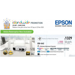 Epson EB-U42 LCD Projector WUXGA 3600 ANSI [Discontinued]