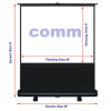 Comm Portable 16 : 10 Pull-Up Screen